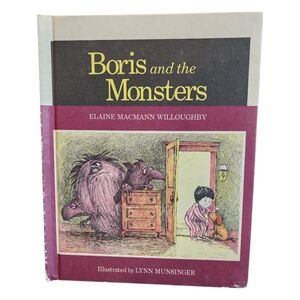 Boris and the Monsters Childrens Book By Elaine Macmann Willoughby Vintage